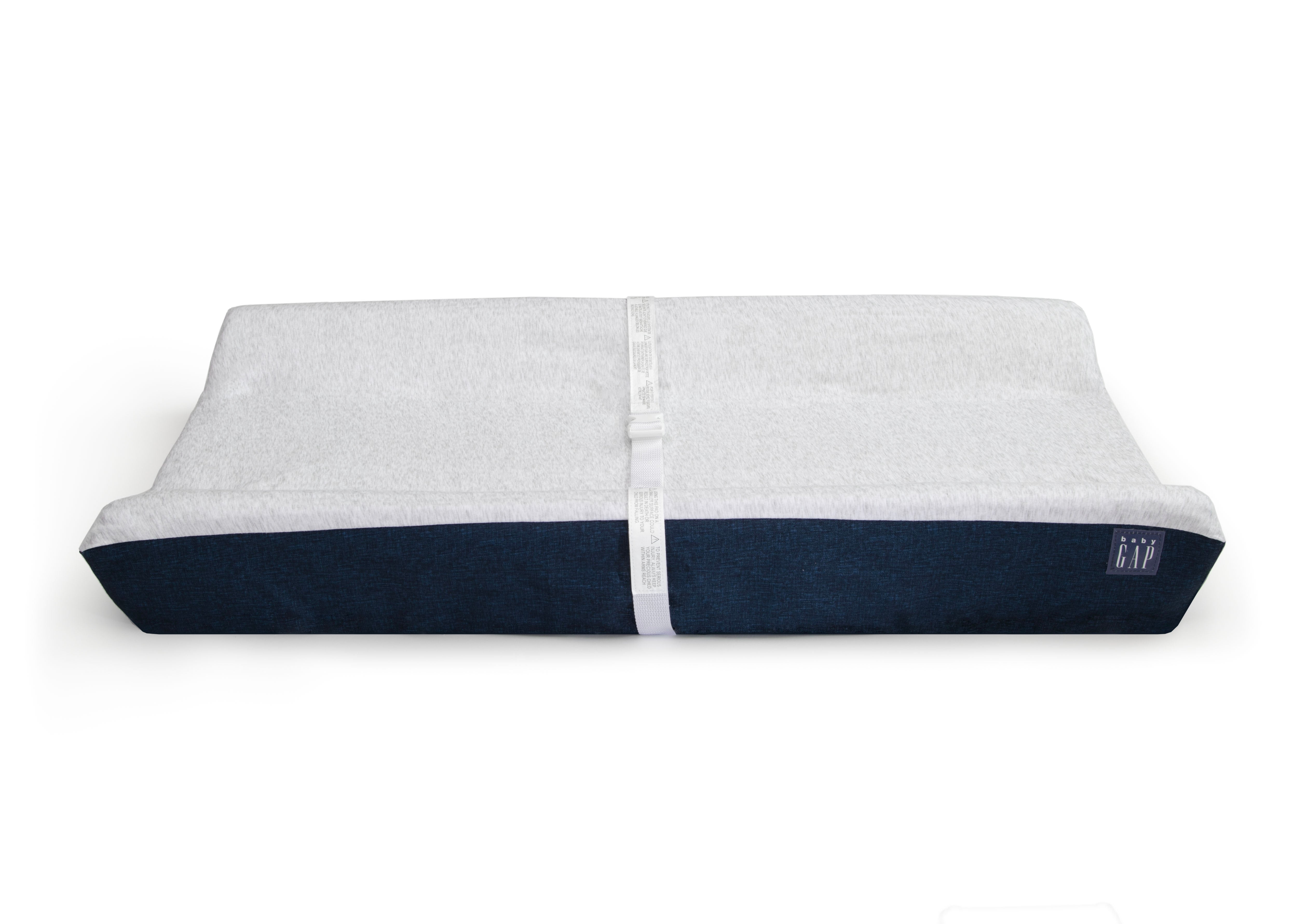 BabyGap Contoured Changing Pad with Cooling Cover - Soft & Waterproof Diaper Changing Mat for Nursery, Travel & On-the-Go Baby Care