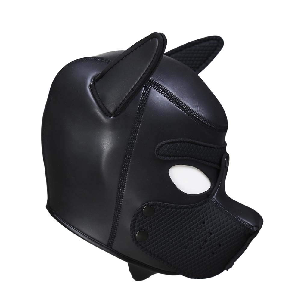 Custom Neoprene Puppy Hood - Full Face Dog Mask Costume for Pets & Cosplay | Perfect for Halloween, Parties, and Animal-Themed Events