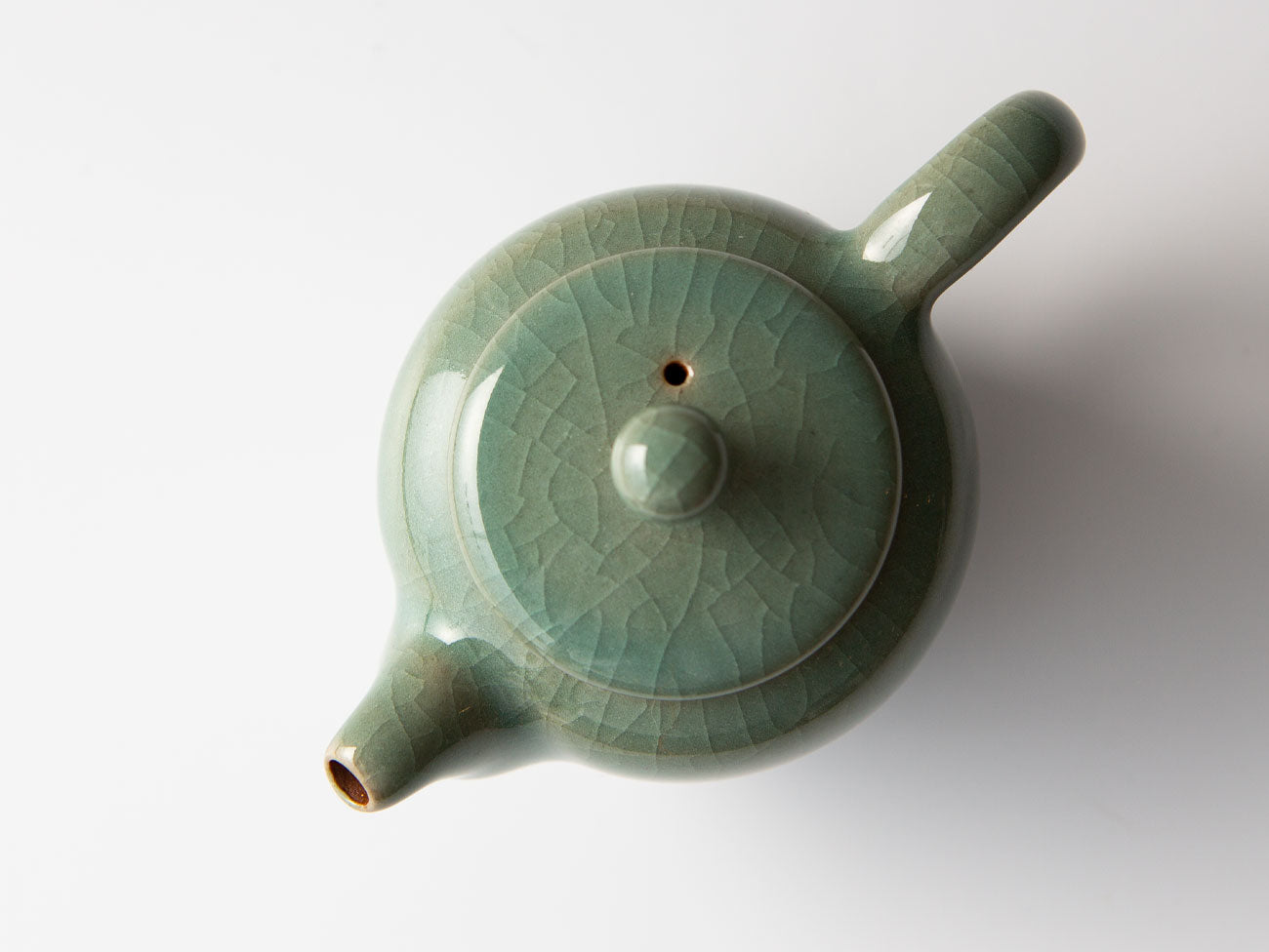 Premium Handmade Celadon Teapot - Traditional Chinese Ceramic Tea Set with Strainer - Perfect for Green Tea, Oolong & Herbal Brewing - Ideal for Home, Office & Tea Ceremonies