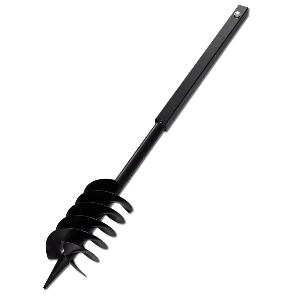 Estink 29.6 Inch Steel Manual Post Hole Digger - Heavy Duty Ground Drill for Aerating, Composting & Gardening | Perfect for Planting Trees, Installing Fences & Yard Work