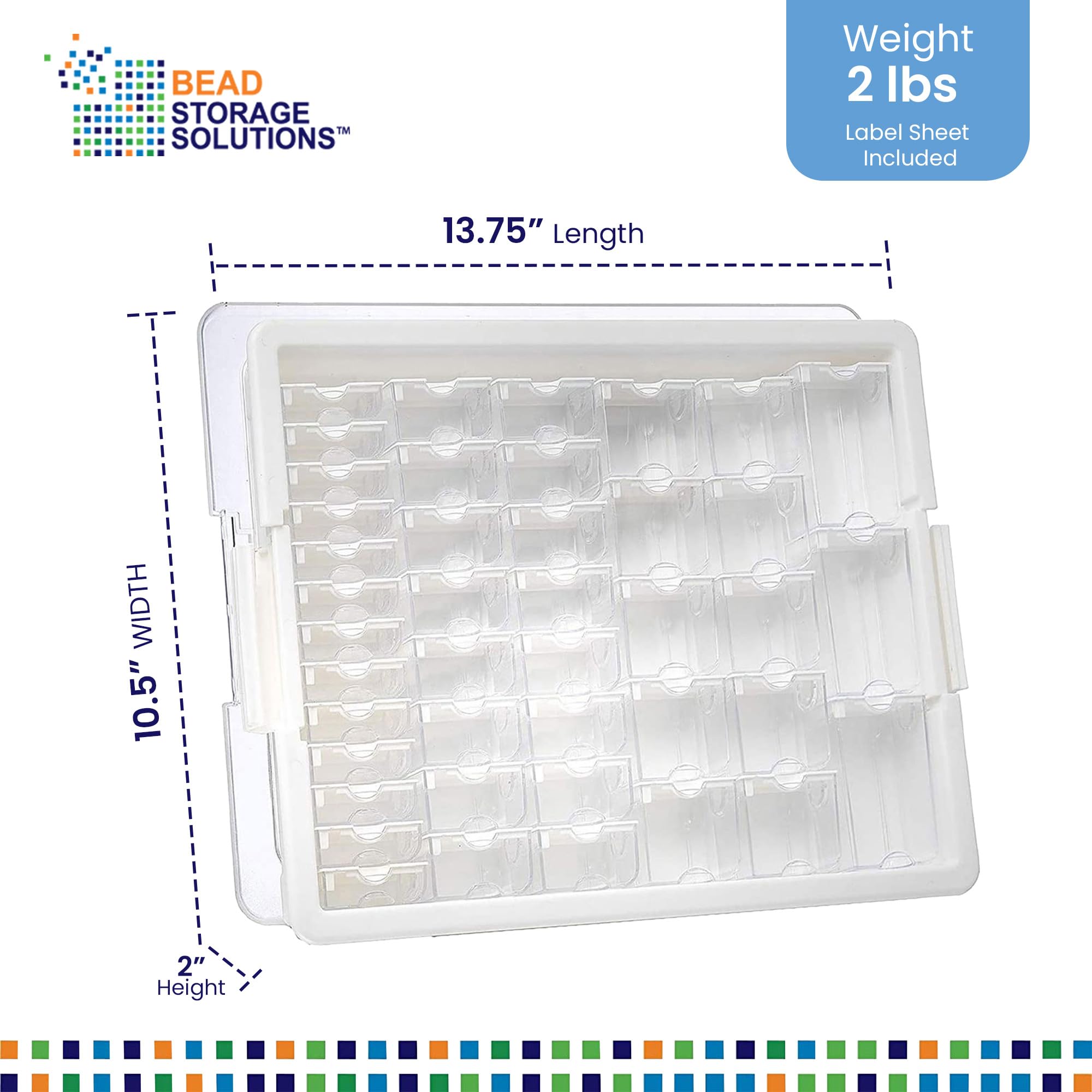 45-Piece Assorted Craft Supplies Organizer & 82-Piece Tiny Craft Supplies Storage Box - Clear Plastic Containers for Beads, Buttons, Jewelry Making - Perfect for DIY, Scrapbooking & Home Organization