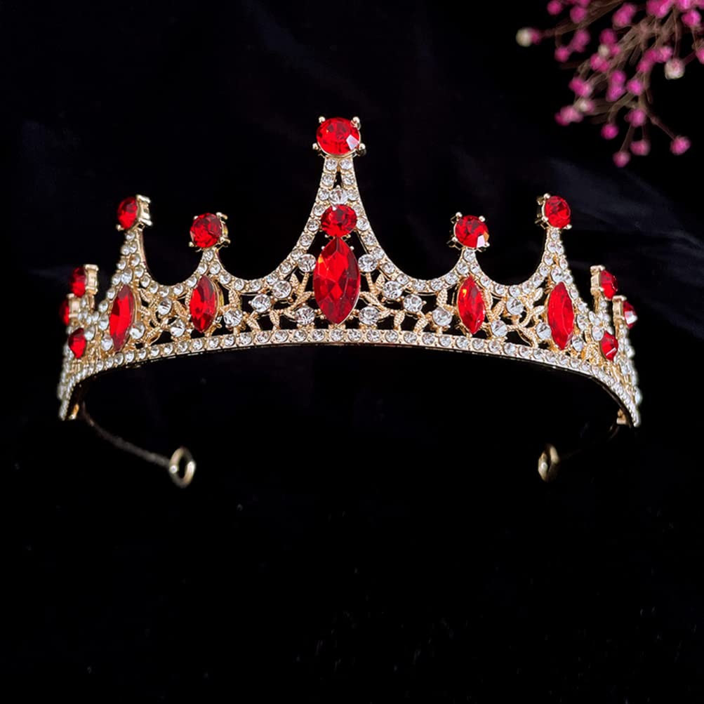Sparkling Rhinestone Princess Crown for Kids & Women - Elegant Tiara Green Headpiece, Queen & King Crown Hair Accessories, Mosaic Jewelry for Girls, Brides (Zinc Alloy) - Perfect for Birthday Parties, Pageants, Weddings & Costume Events
