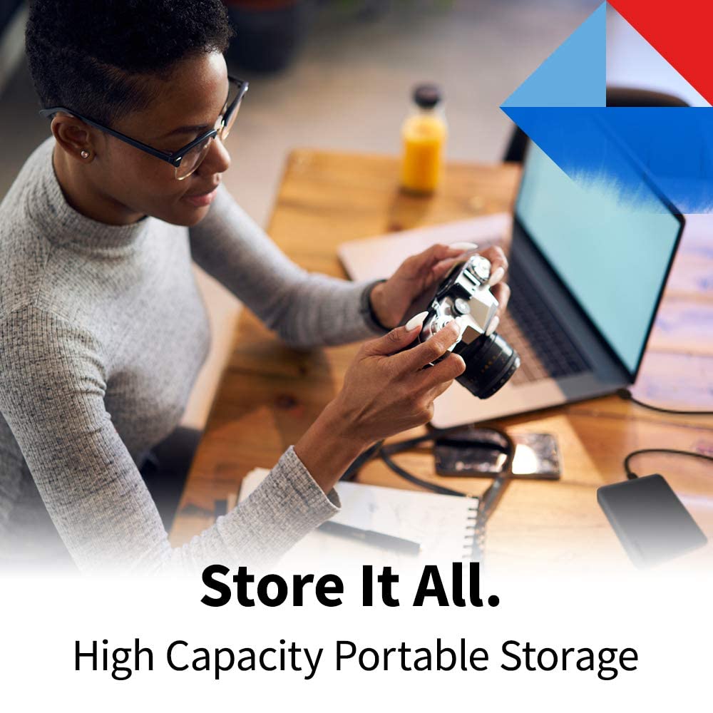 Toshiba Canvio Advance 4TB Portable External Hard Drive USB 3.0 - High Speed Backup Storage for PC, Mac, Laptop, Gaming & Photo Backup (Black, HDTCA40XK3CA)