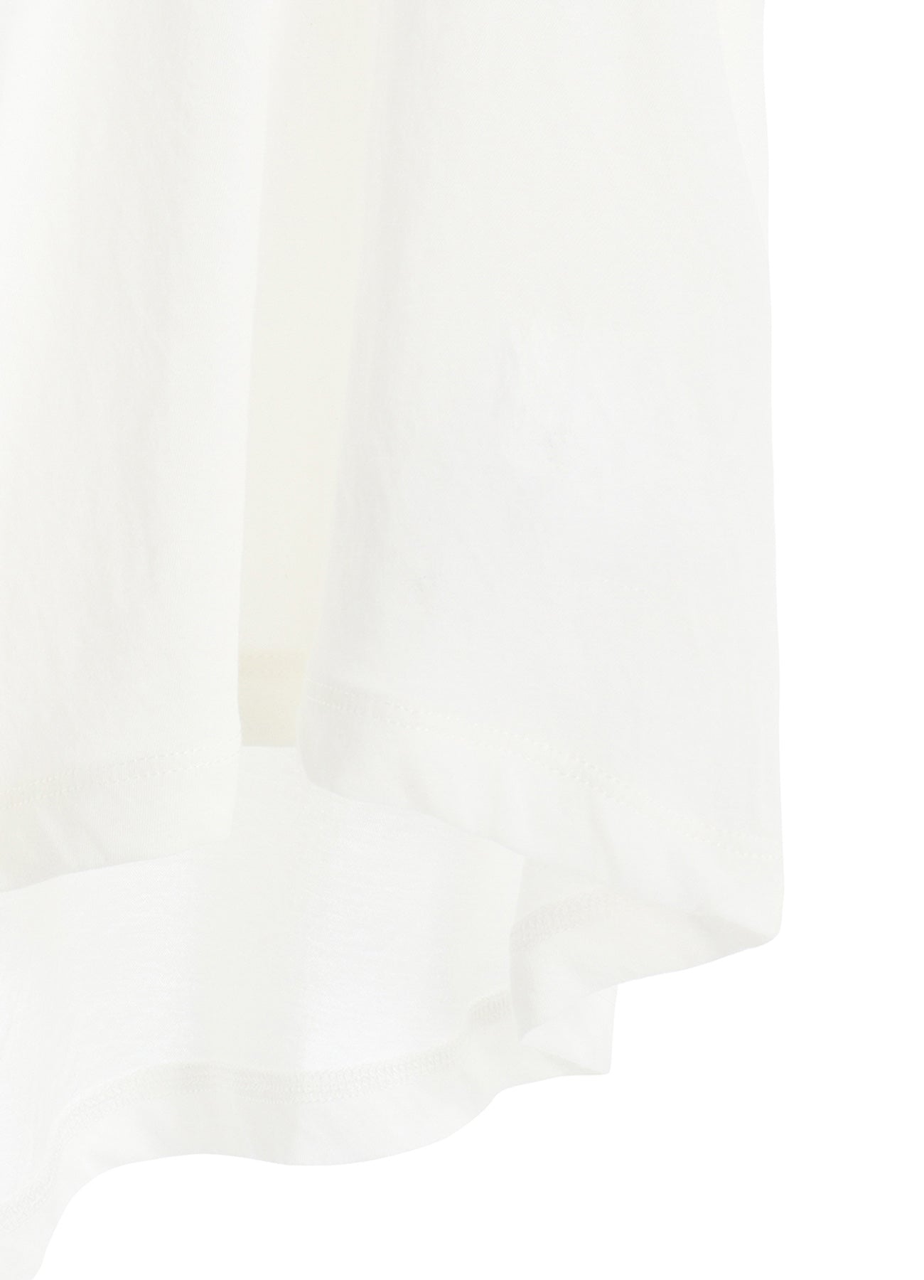 Asymmetrical Cropped Cotton Jersey Top - Women's Casual Short Sleeve Tee for Summer Outfits & Streetwear Fashion