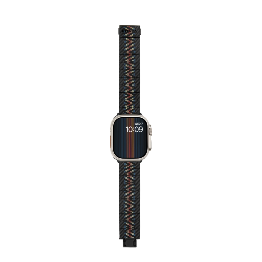 Premium Carbon Fiber Watch Band for Apple Watch Series 8/7/6/SE - Lightweight & Durable Replacement Strap for Workout, Running & Everyday Use