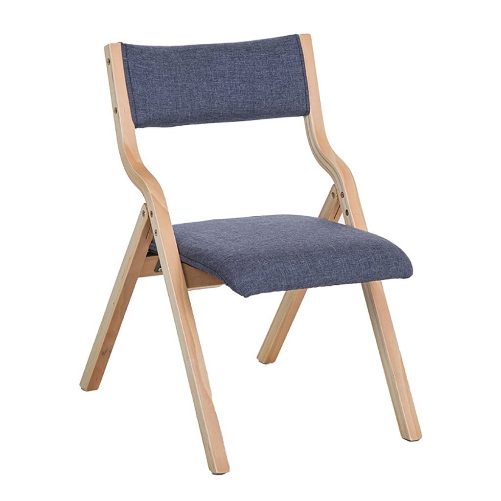 Wooden Padded Folding Chairs with Cushion - Stackable Dining Chairs for Kitchen, Office, Wedding & Events - Easy Assembly Guest Chairs (Style-2) - Perfect for Home, Parties and Extra Seating
