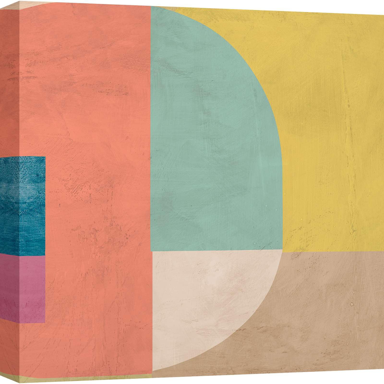 Modern Art Canvas Print 'Planets' by Sonne Taylor – 70x70 cm Wall Decor for Living Room, Bedroom & Office – Framed ART PRINT CAFE' Poster