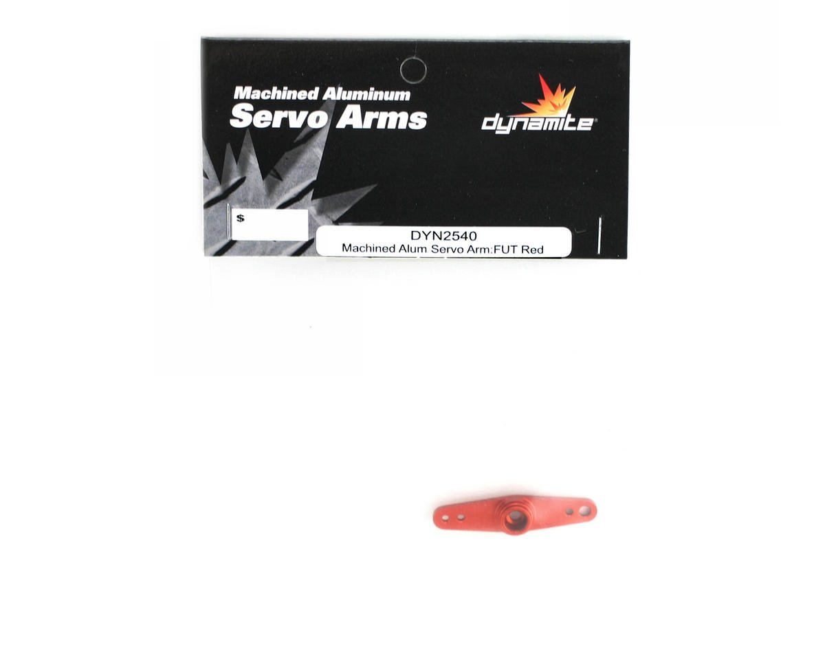 High-Quality Dynamite Machined Aluminum Servo Arm for Futaba RC Cars - Durable & Lightweight Upgrade Part for Racing & Off-Road RC Models