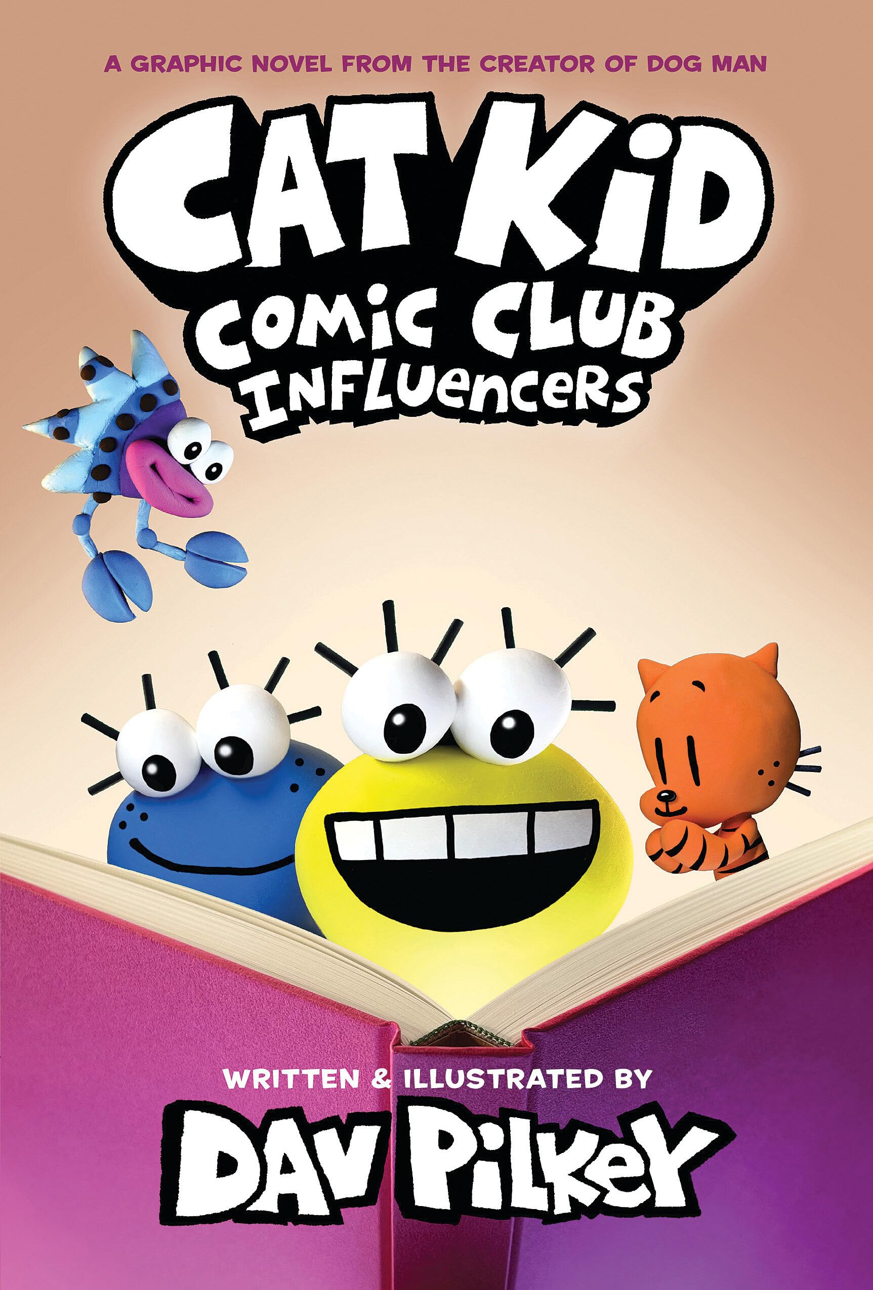 Cat Kid Comic Club #5: Influencers - Graphic Novel by Dog Man Creator | Perfect for Kids' Reading & Comic Book Lovers