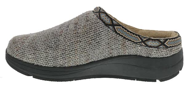 Drew Men's Non-Slip Comfort Knit Slippers with Arch Support - Cozy Indoor House Shoes for Relaxation & Lounge Wear