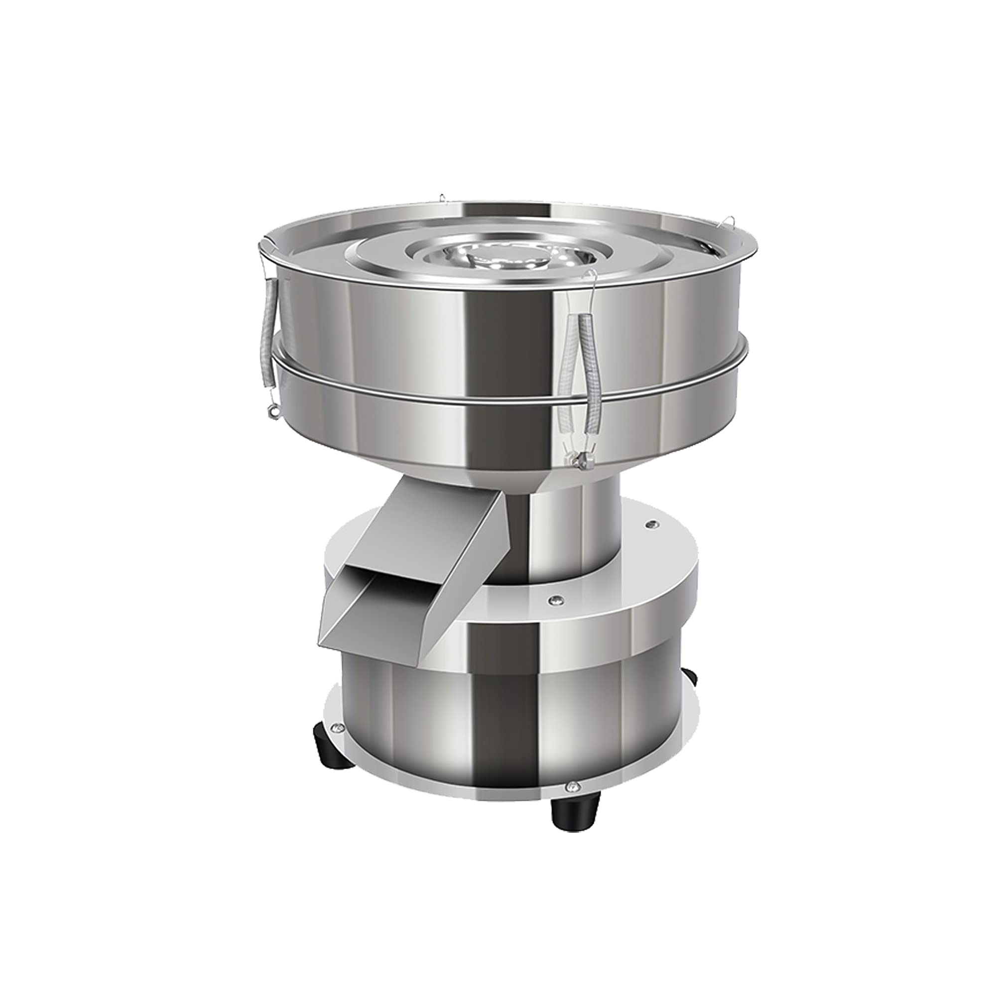 Electric Vibrating Sifter Machine - Automatic Stainless Steel Flour & Powder Sieve for Baking, Cooking & Industrial Use - Perfect for Home Kitchens & Commercial Bakeries