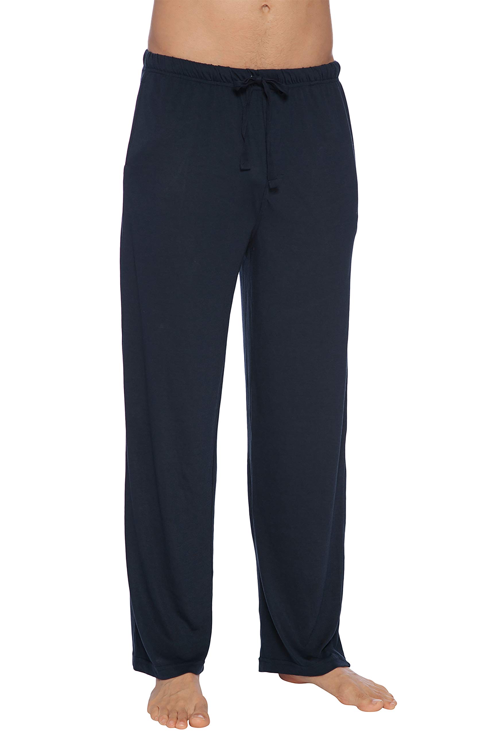 Intimo Men's Soft Knit Pants - Comfortable Lounge Pants for Relaxing at Home, Sleepwear & Casual Wear