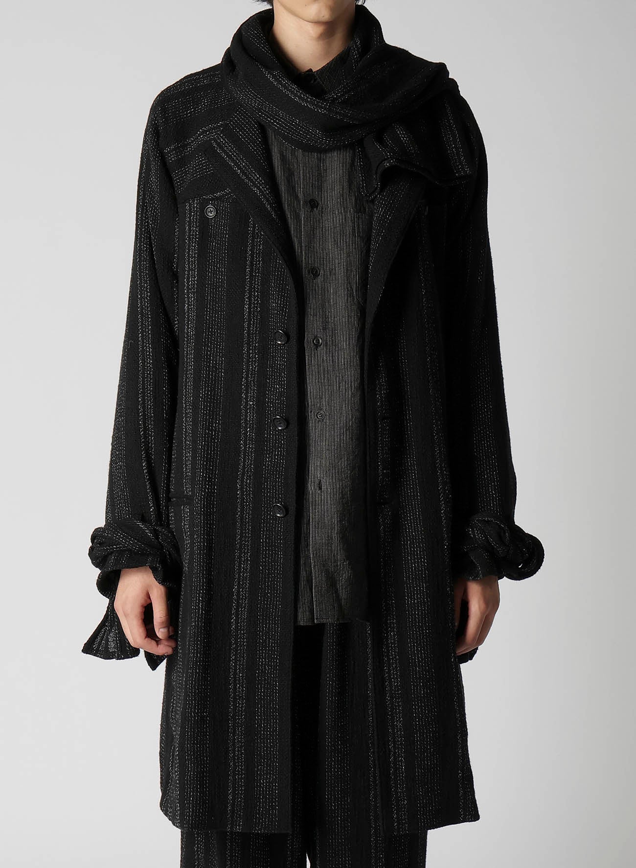 C/L S.T A K JA Women's Winter Coat with Detachable Stole - Warm Elegant Outerwear for Office, Parties & Special Occasions
