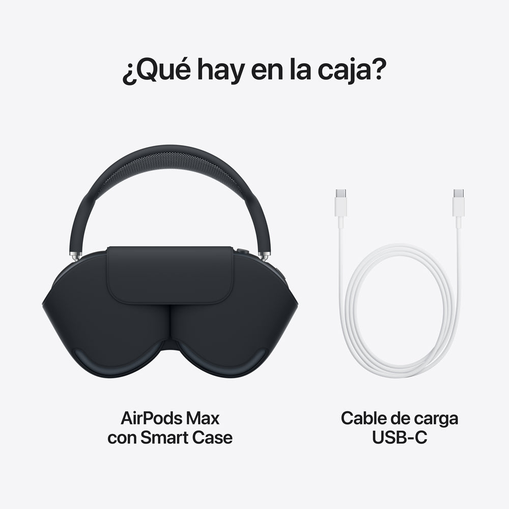 Apple AirPods Max Wireless Over-Ear Headphones - Space Gray - Active Noise Cancelling, Transparency Mode, Spatial Audio - Perfect for Travel, Workouts & Home Entertainment