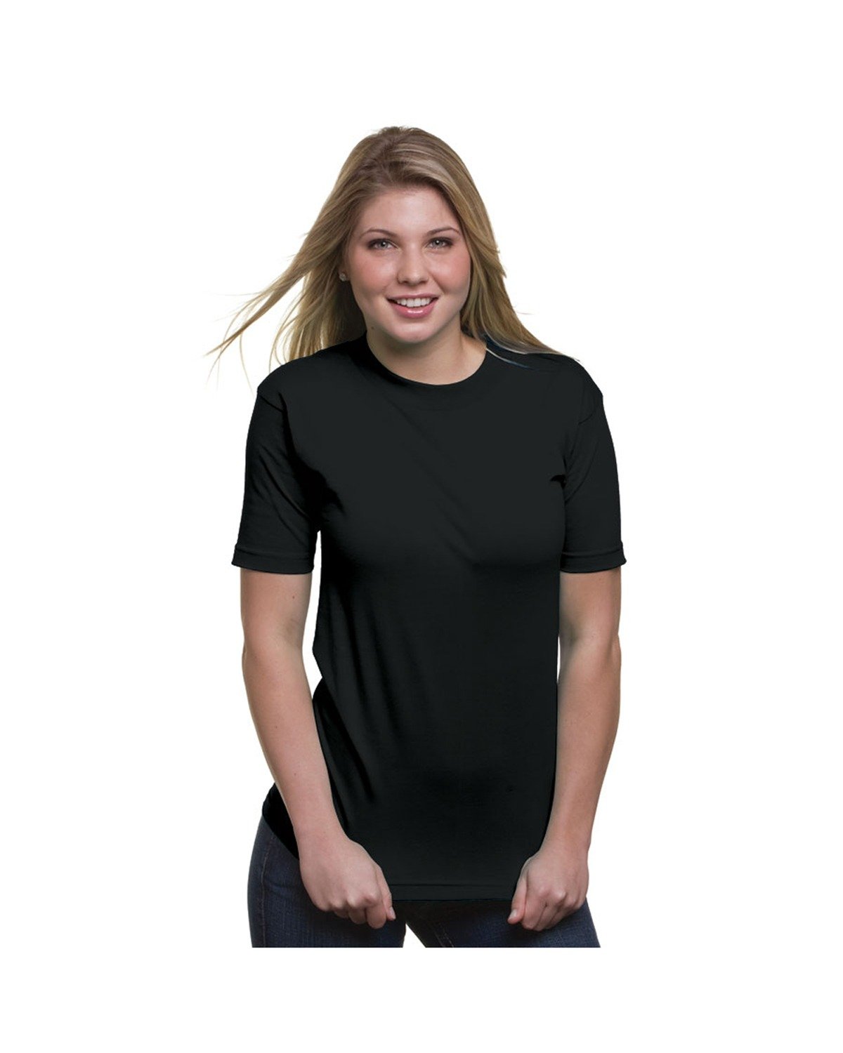 Bayside BA2905 Men's 6.1 oz 100% Cotton Crew Neck T-Shirt - Soft Comfortable Tee for Casual Wear, Gym & Everyday Outfits