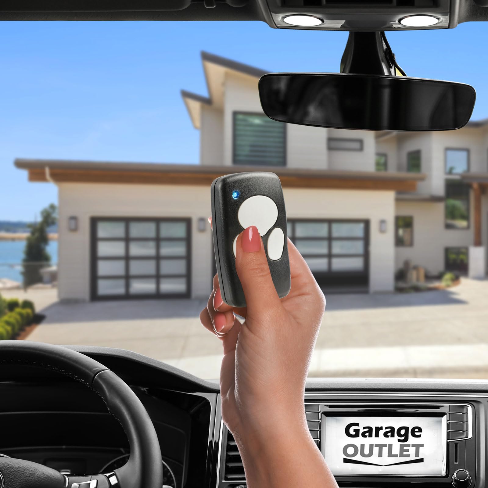 Wayne Dalton 327310 Garage Door Opener Remote (2-Pack) - Replacement Remote Control for Wayne Dalton Garage Openers - Perfect for Home, Office & Warehouse Use