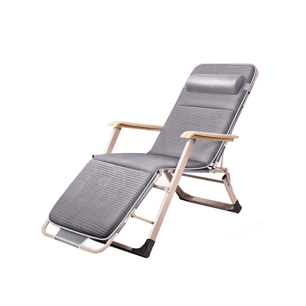GWDJ Zero Gravity Folding Recliner Chair with Adjustable Headrest - Portable Camping, Beach, Garden Lounge Chair for Outdoor Relaxation | Perfect for Sunbathing, Backyard Lounging & Picnics