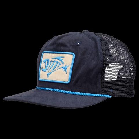 G. Loomis Rope Patch Cap - Blue Fishing Hat for Men & Women - Perfect for Outdoor Activities, Fishing, Hiking, and Sun Protection