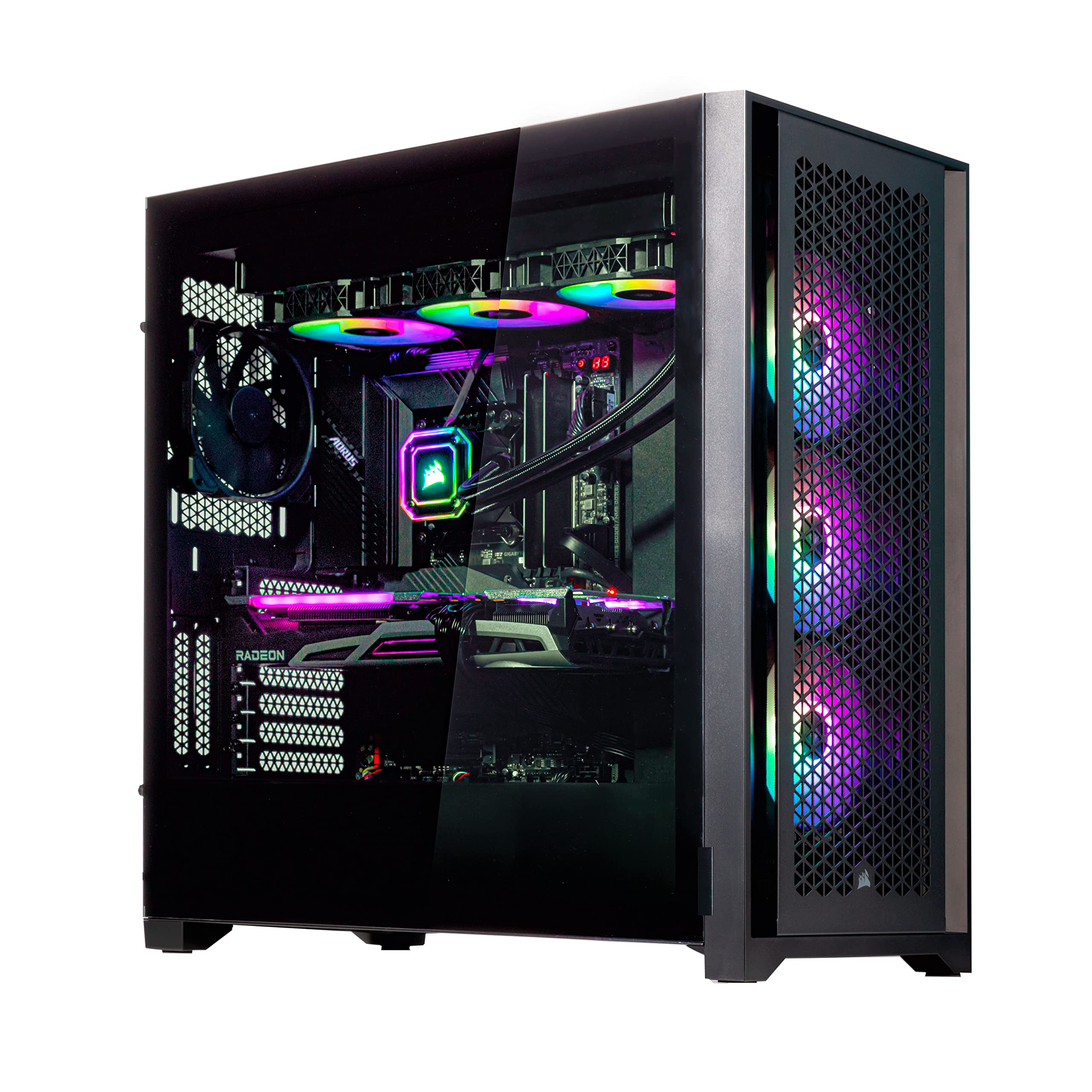Velztorm Aciex 12th Gen Gaming PC - Intel i9-12900K 16-Core, Radeon RX 6900 XT, 32GB DDR5 RAM, 1TB SSD + 3TB HDD - High Performance Custom Desktop for 4K Gaming, VR, Streaming & Content Creation