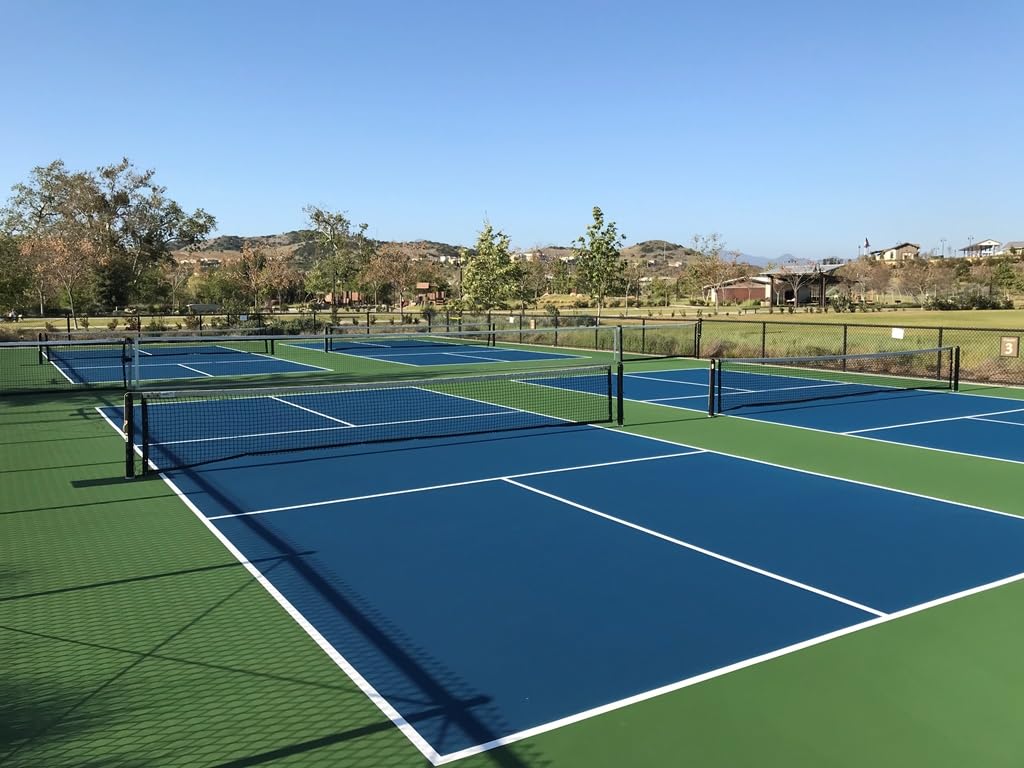 Ronan Sports Pickleball Stencil Kit with Paint - Continuous Line Design for Court Marking | Made in USA | Perfect for DIY Pickleball Court Painting & Home Court Setup