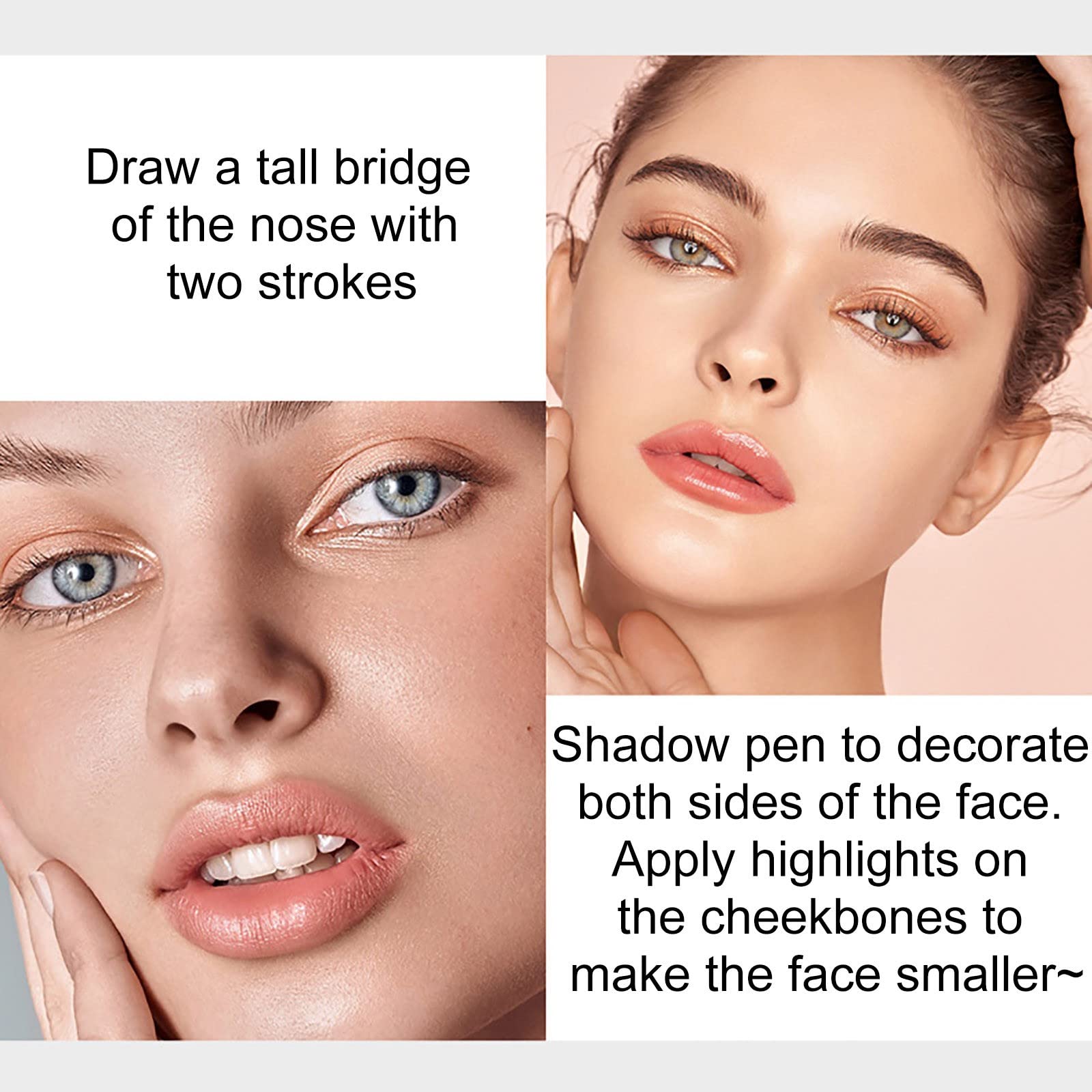MAa776 Waterproof Full Coverage Concealer Pencil & Stick Set - Dark Circle Corrector, Highlighter for Under Eyes | Perfect for Makeup Kits, Daily Use & Professional Beauty Routines