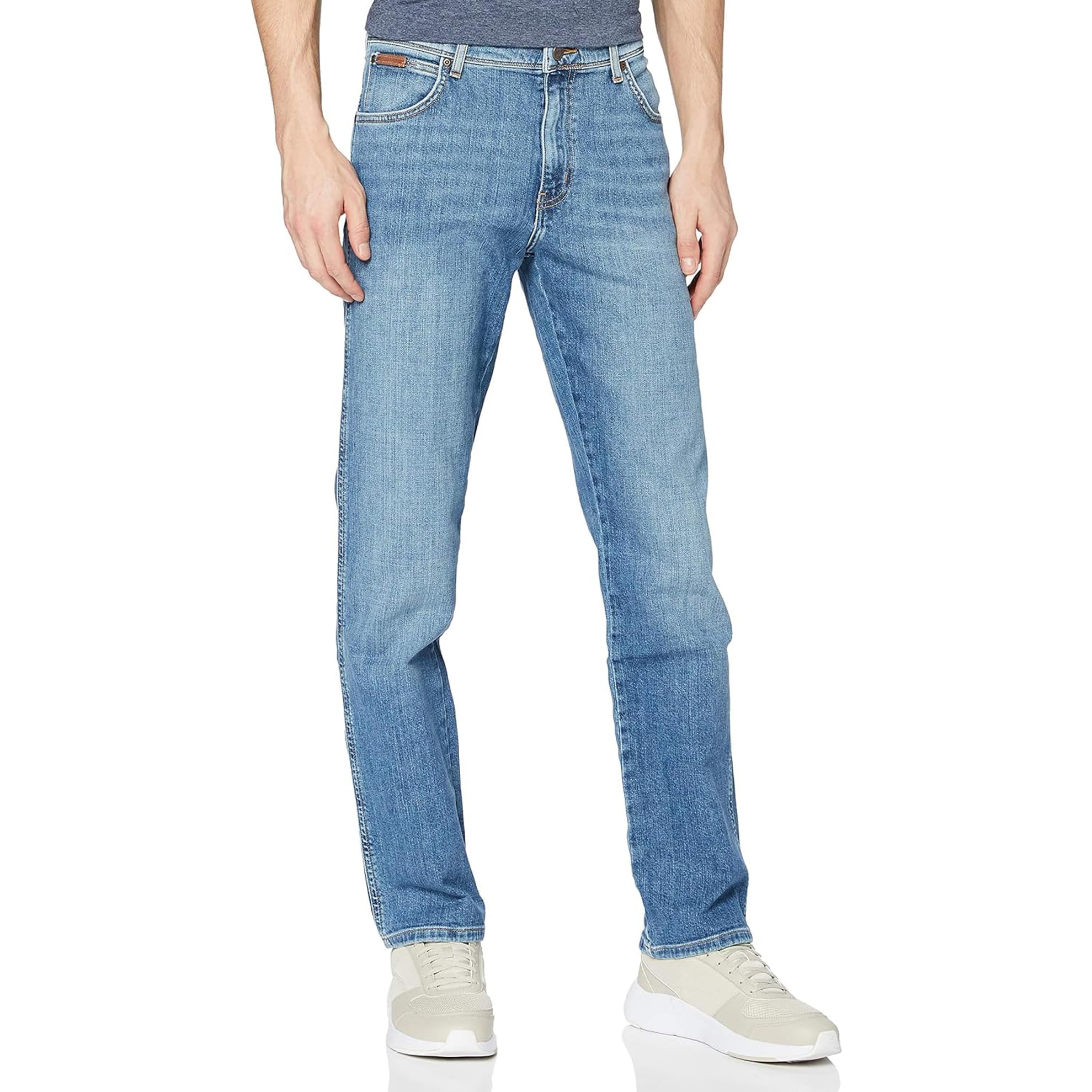 Wrangler Men's Cowboy Cut Slim Fit Jeans - Classic Denim Pants for Western Style & Everyday Wear | Perfect for Ranch Work, Rodeo & Casual Outfits
