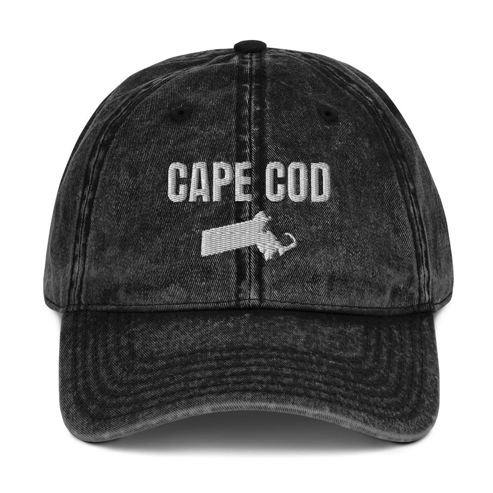Vintage Cape Cod & Boston Baseball Hats for Men - Classic Cotton Adjustable Snapback Cap for Casual Wear, Outdoor Activities, and Travel