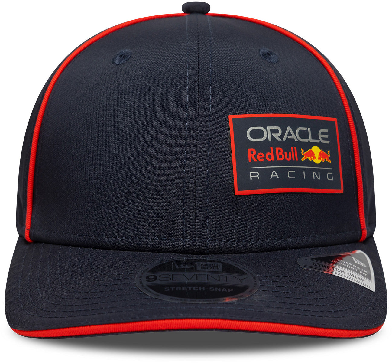 Red Bull Racing F1 Team Official New Era 9Seventy Stretch Snapback Cap - Adjustable Performance Hat for Motorsport Fans & Formula 1 Enthusiasts - Perfect for Race Day, Car Shows & Sports Events