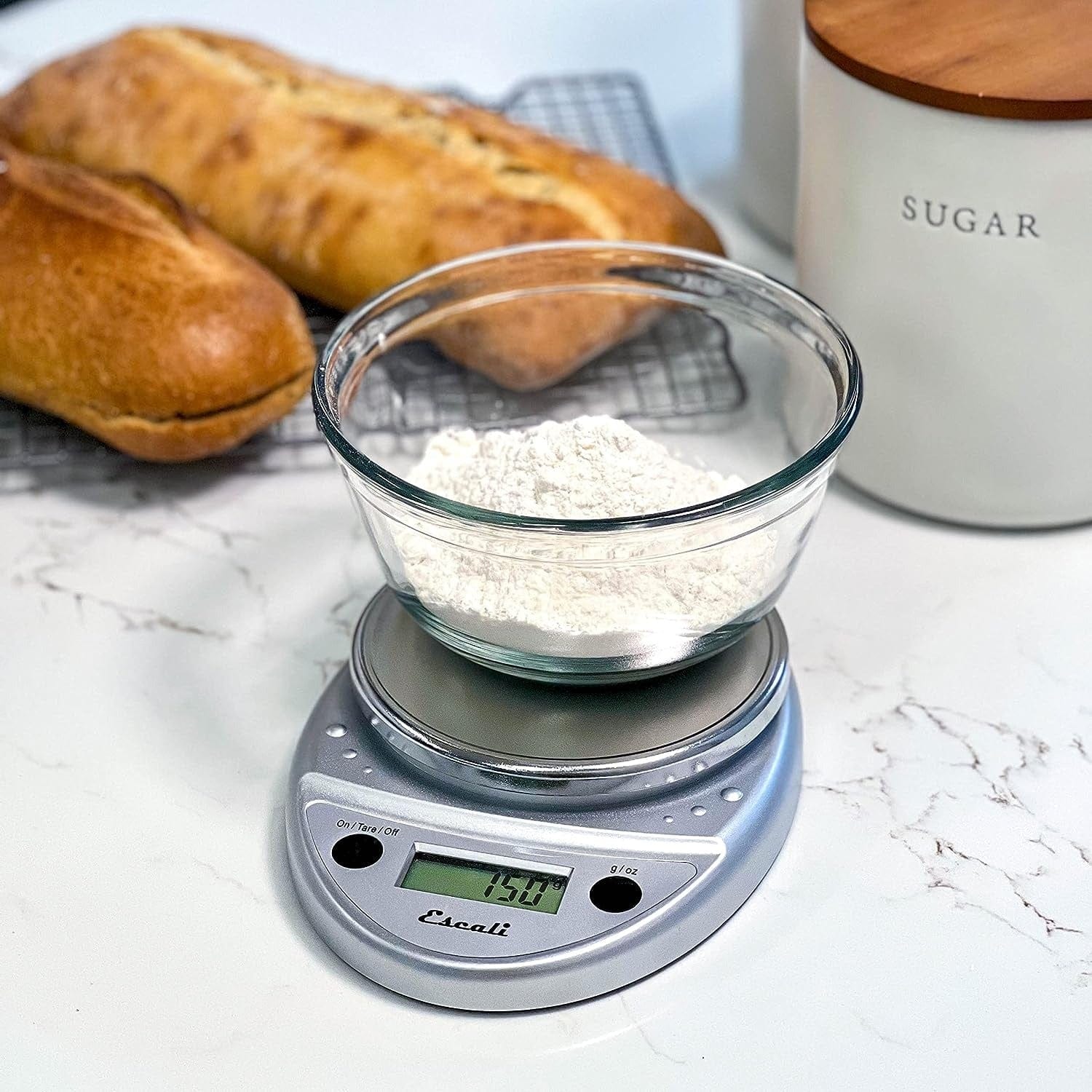 Escali Primo Digital Food Scale - Precise Kitchen & Baking Scale for Cooking, Portion Control, and Meal Prep - Perfect for Home Chefs & Healthy Eating
