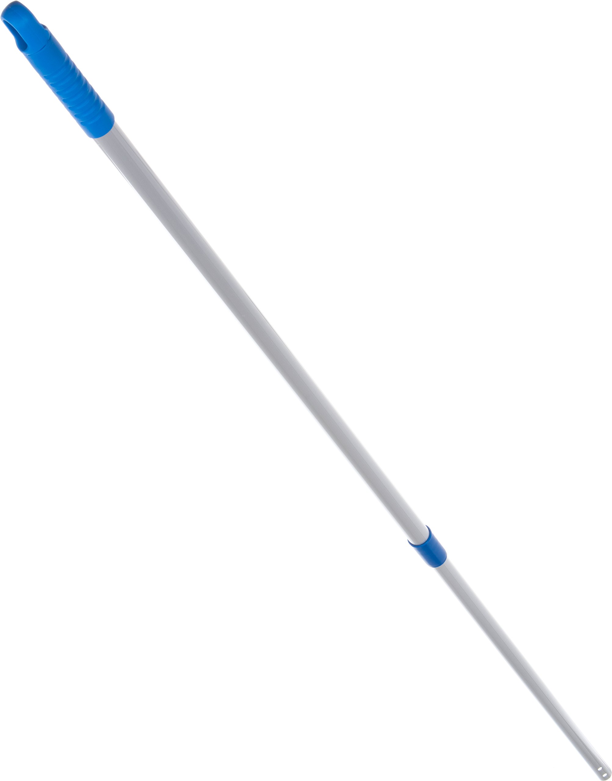 Carlisle FoodService 43-70 Inch Aluminum Mop Handle - Silver Flat Cleaning Handle (Pack of 12) for Commercial Kitchens, Janitorial Services & Home Cleaning