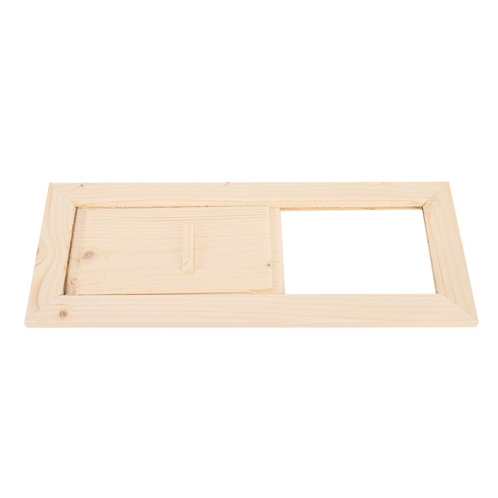 Premium Cedar Wood Sauna Ventilation Panel - Steam Room Air Vent Grille for Optimal Airflow - Perfect for Sauna & Steam Room Ventilation Accessories