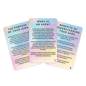 Aura Cards - Premium Oracle & Tarot Deck for Spiritual Guidance, Meditation & Self-Discovery | Perfect for Psychic Readings, Energy Healing & Personal Growth
