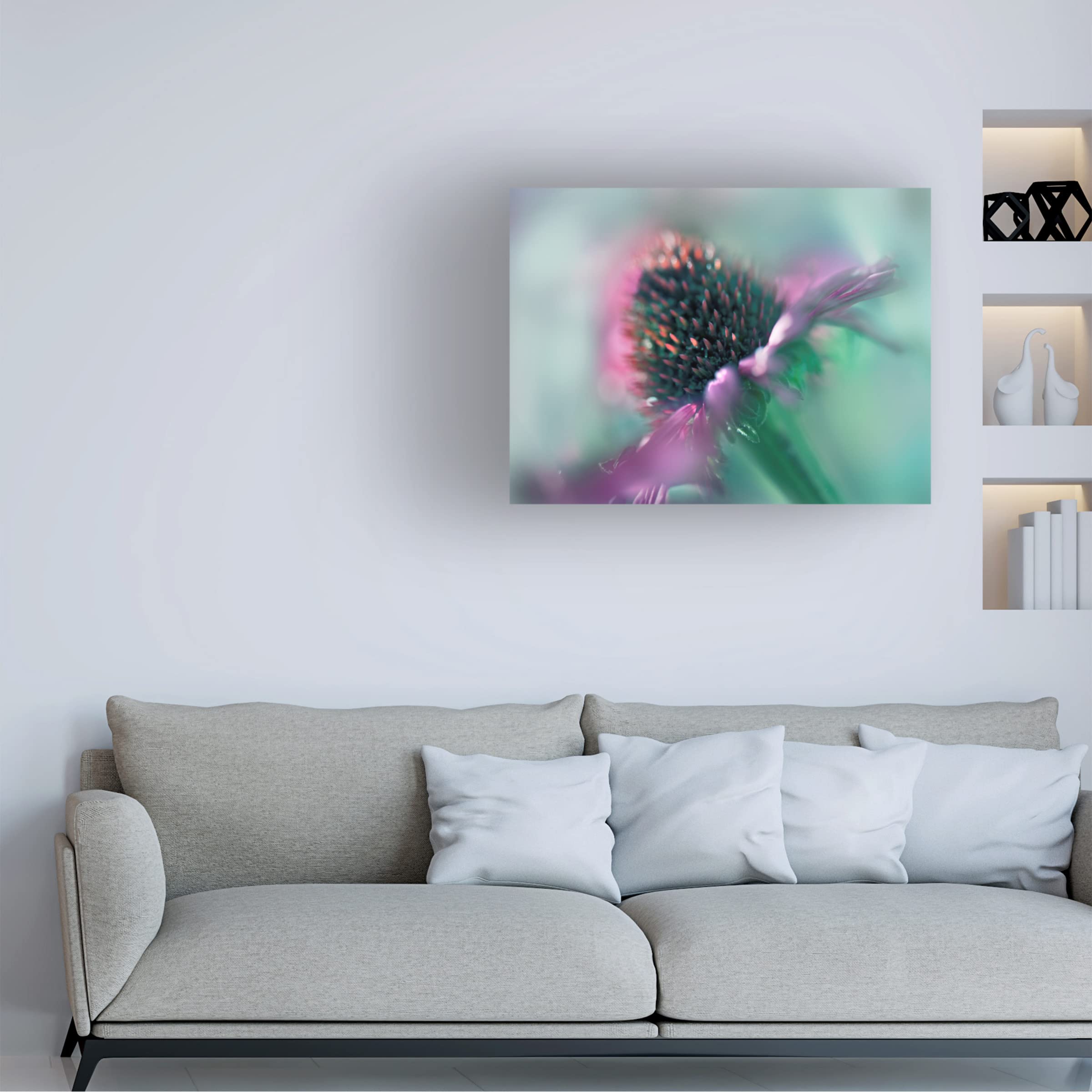 Trademark Fine Art 'Sing to the Sun IV' Canvas Wall Art by Gillian Hunt - Stunning Abstract Painting for Living Room, Bedroom & Office Decor