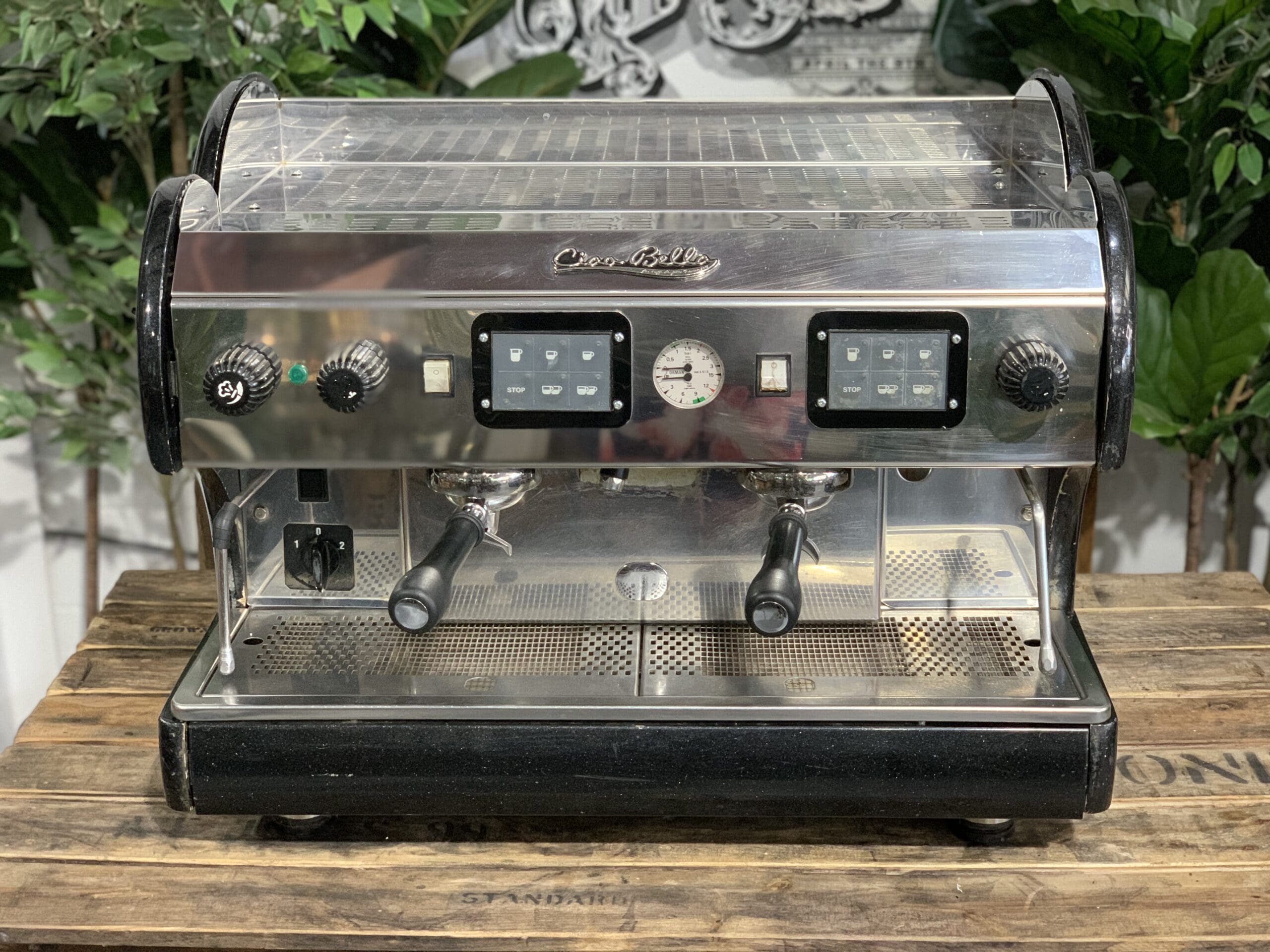 Ciao Bella 2 Group Espresso Machine - Professional Commercial Coffee Maker for Cafes & Restaurants - Perfect for Baristas & Coffee Shops