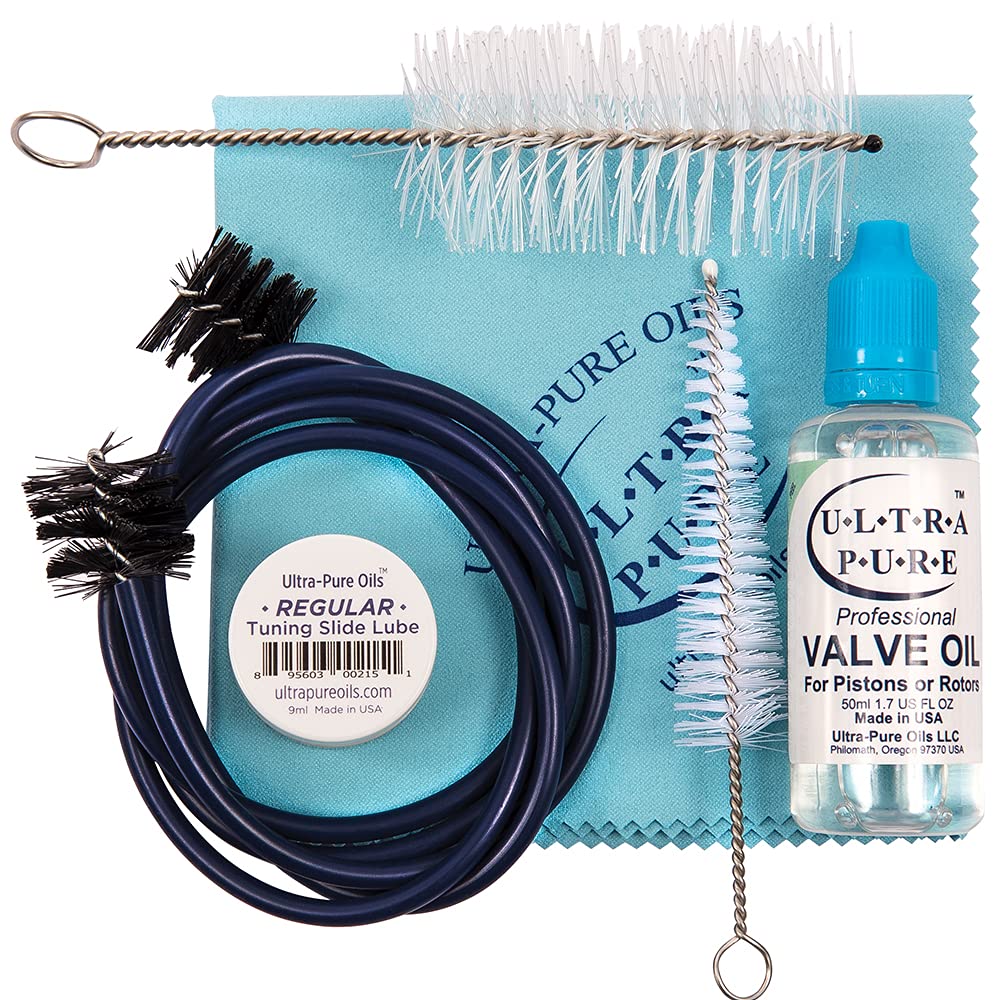 Premium Low Brass Instrument Care Kit - Ultimate Cleaning & Polishing Set for Trumpets, Trombones & More - Perfect for Musicians, Bands & Music Students