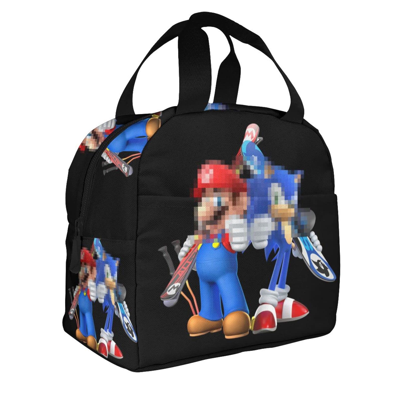 Cute Anime Insulated Lunch Box - Waterproof Bento Bag for Office, Hiking & Picnic