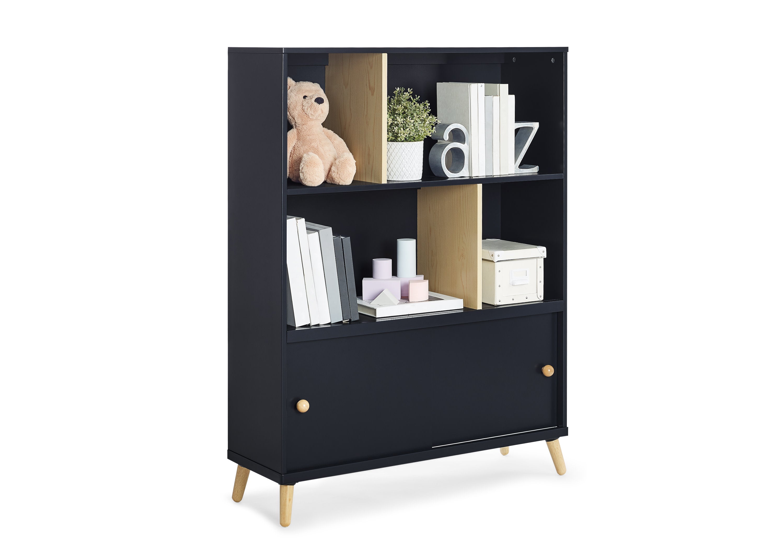 Hudson Bookcase with Greenguard Gold Certification - Modern Bookshelf for Home, Office & Library Storage