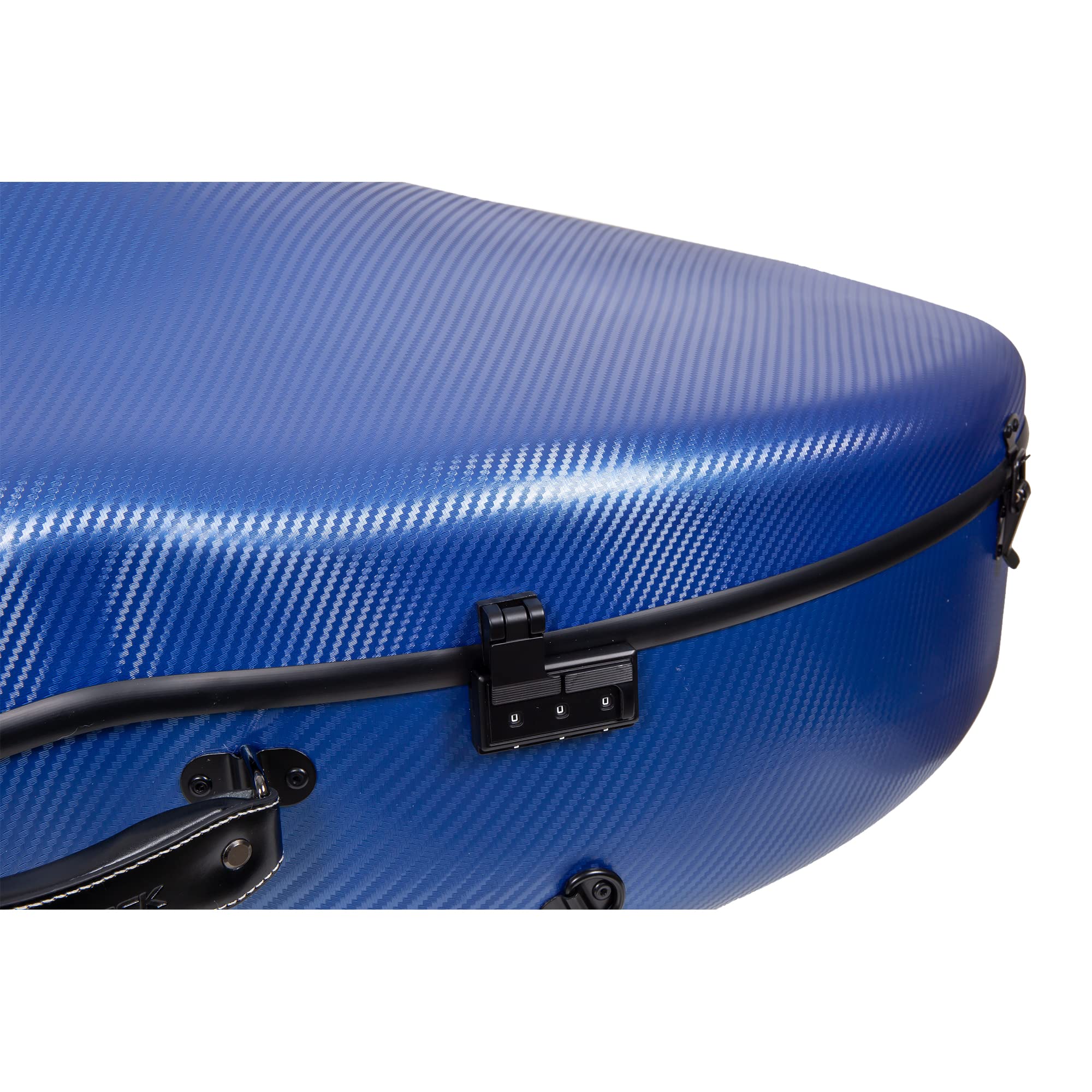 Crossrock 4/4 Carbon Fiber Cello Case with Wheels & Backpack - Ultra Lightweight 9.9lbs, Supports 660lbs Pressure - Durable Blue Protection for Professional Musicians & Travel - Perfect for Concerts, School, Air Travel & Outdoor Performances