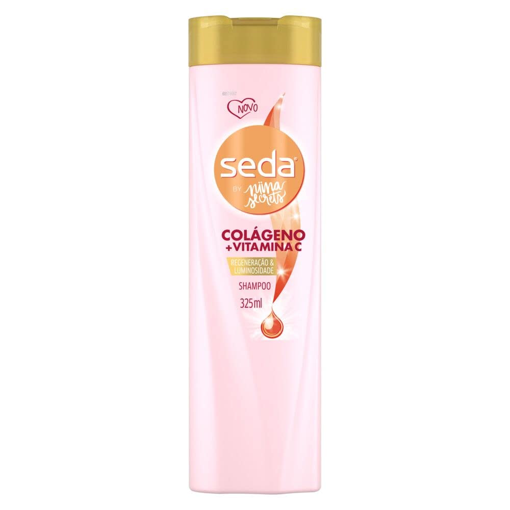 Niina Secrets Collagen & Vitamin C Shampoo - 11 Fl Oz - Hair Repair & Growth Treatment for Damaged Hair - Sulfate-Free & Nourishing Formula - Perfect for Daily Use & Salon-Quality Results at Home
