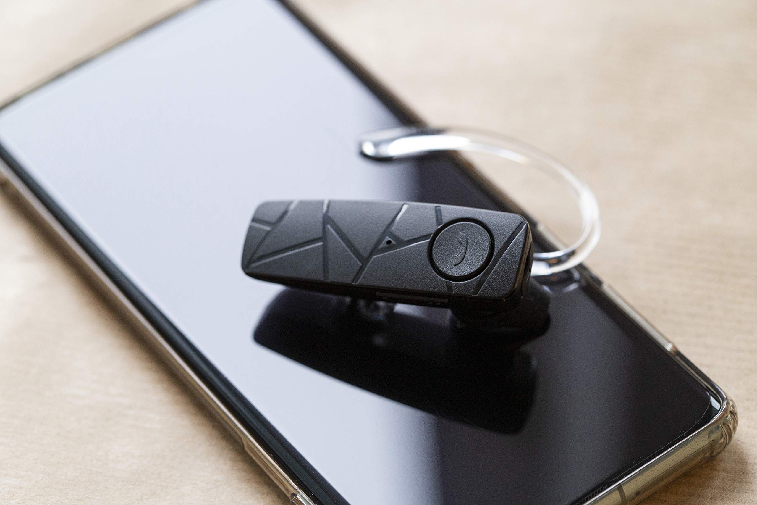TELLUR VOX 55 Bluetooth Headset - Wireless Earpiece with BT 5.2, Multipoint Dual Device Connectivity, 360° Rotatable Hook for Left/Right Ear - Compatible with iPhone & Android - Perfect for Driving, Office Calls & Online Meetings
