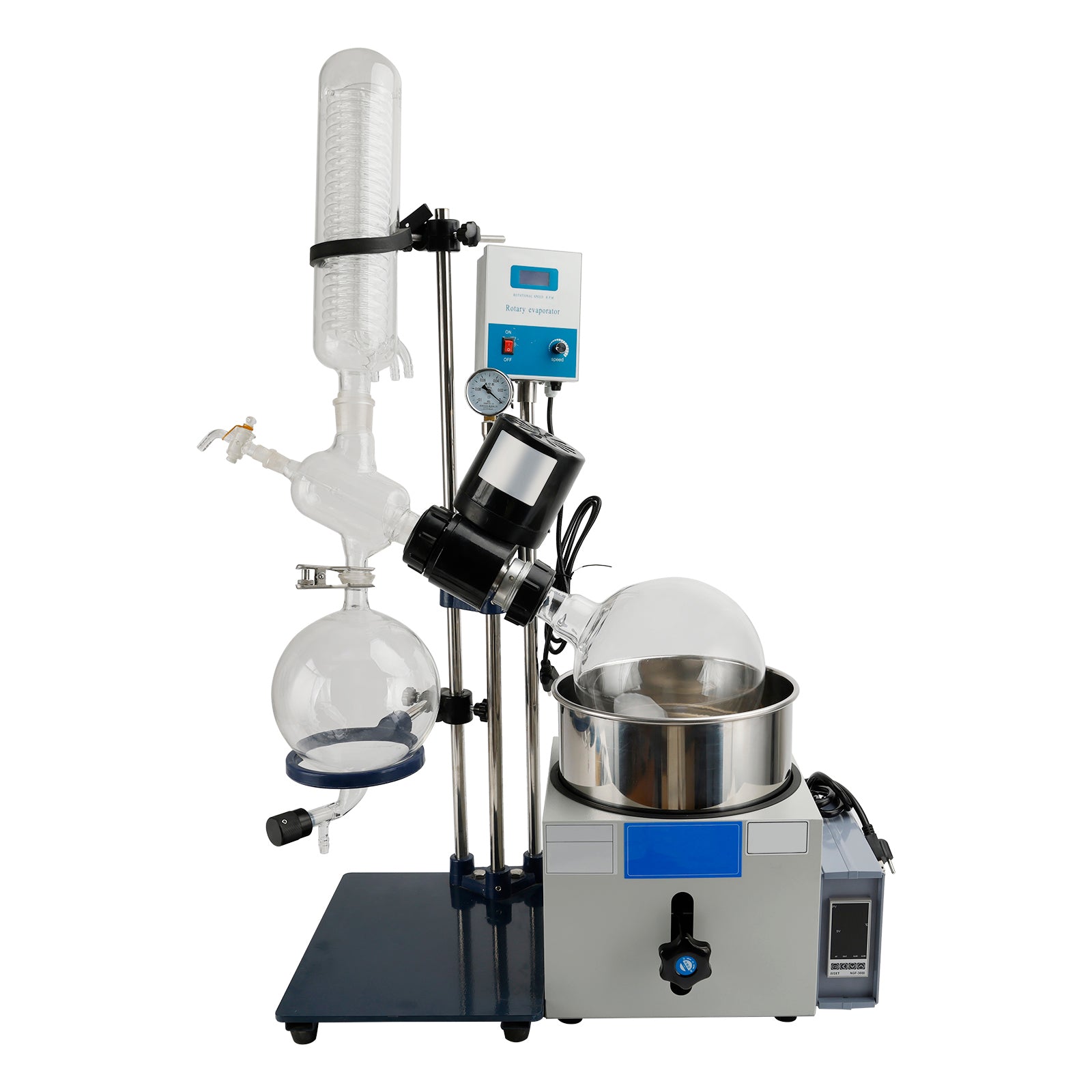 110V 5L Laboratory Rotary Evaporator | Rotovap for Essential Oil Extraction & Solvent Recovery | Perfect for Chemistry Labs & Cannabis Distillation