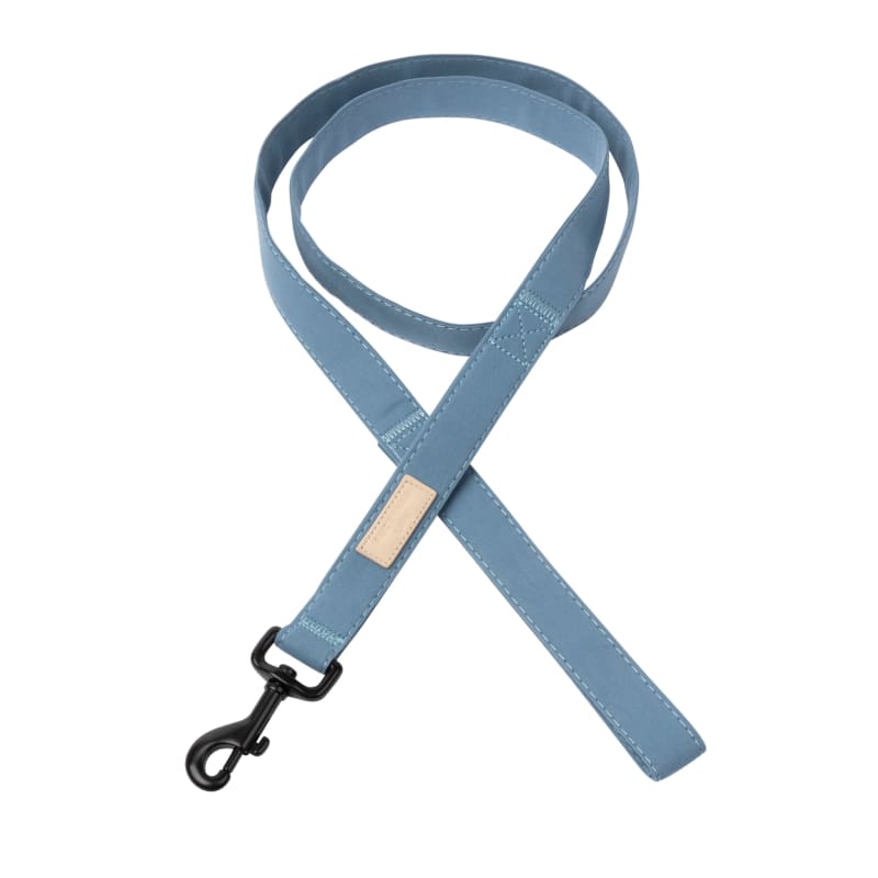Fuzzyard Life Cotton French Blue Dog Leash - Soft & Durable Pet Walking Lead (2 Sizes) | Perfect for Daily Walks, Training & Outdoor Adventures
