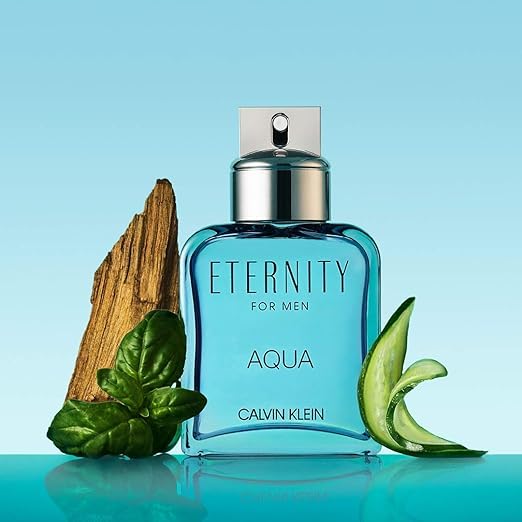 Calvin Klein Eternity Aqua Eau De Toilette for Men | Woody Cologne with Cucumber, Sage & Sandalwood Notes | Long Lasting Fragrance | Perfect for Daily Wear, Office & Date Nights