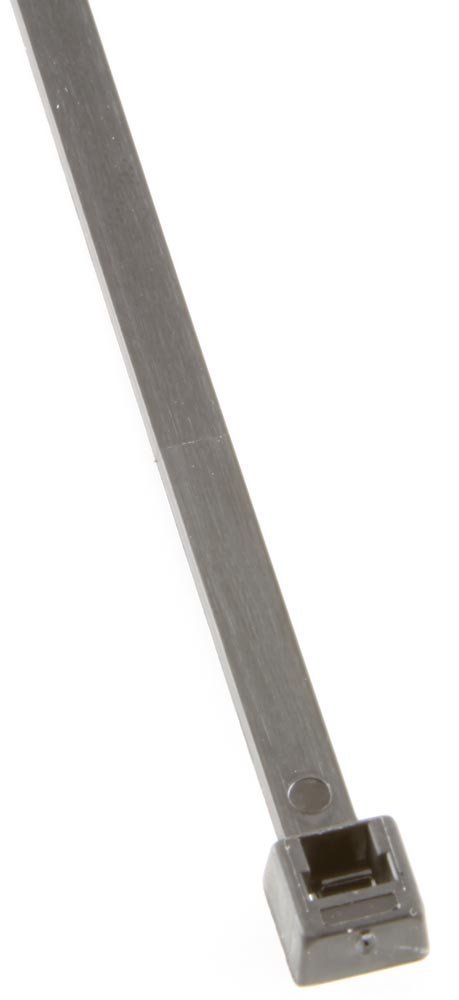 100-Pack 8-Inch 18-Pound UV Resistant Black Cable Ties - Heavy Duty Nylon Zip Ties for Outdoor, Electrical, Gardening & Industrial Use