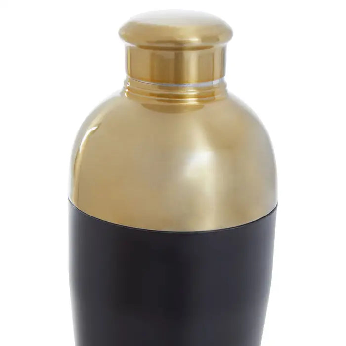 Premium Black & Gold Mixology Cocktail Shaker Set - Professional Bar Tools for Home Bartending & Cocktail Parties - Perfect for Mojitos, Margaritas & Craft Cocktails