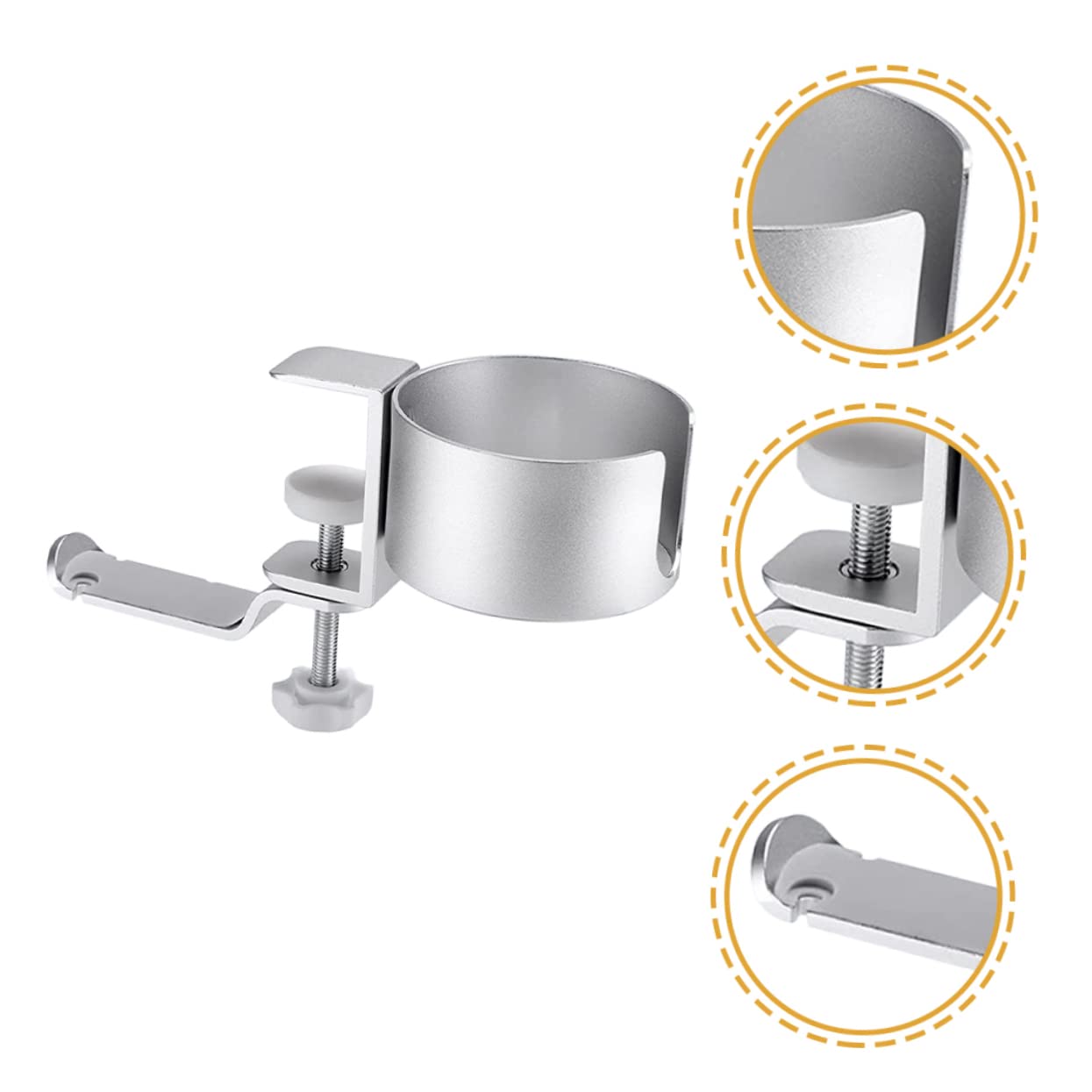 Luxshiny 4-in-1 Desktop Organizer Set - Cup Holder, Headphone Stand, Desk Hook & Display Stand for Office, Gaming Setup & Home Workspace Accessories