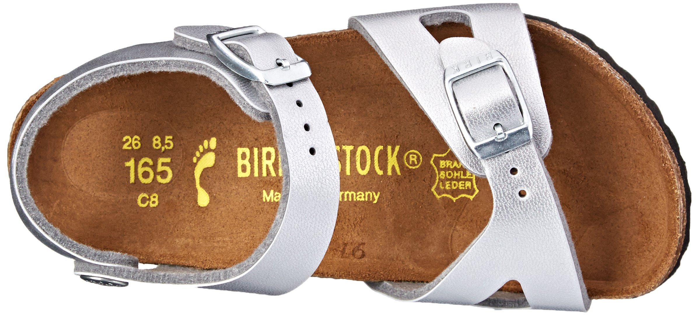 Birkenstock Rio Sandal for Kids - Comfortable Leather Footbed Sandals for Toddler, Little Kid & Big Kid | Perfect for Beach, School & Summer Outdoor Activities