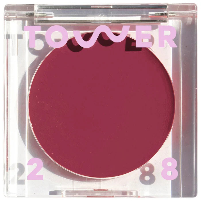 Tower 28 BeachPlease Lip + Cheek Cream Blush - Vegan & Cruelty-Free Tinted Balm for Natural Flush | Perfect for Everyday Wear & On-The-Go Touch Ups