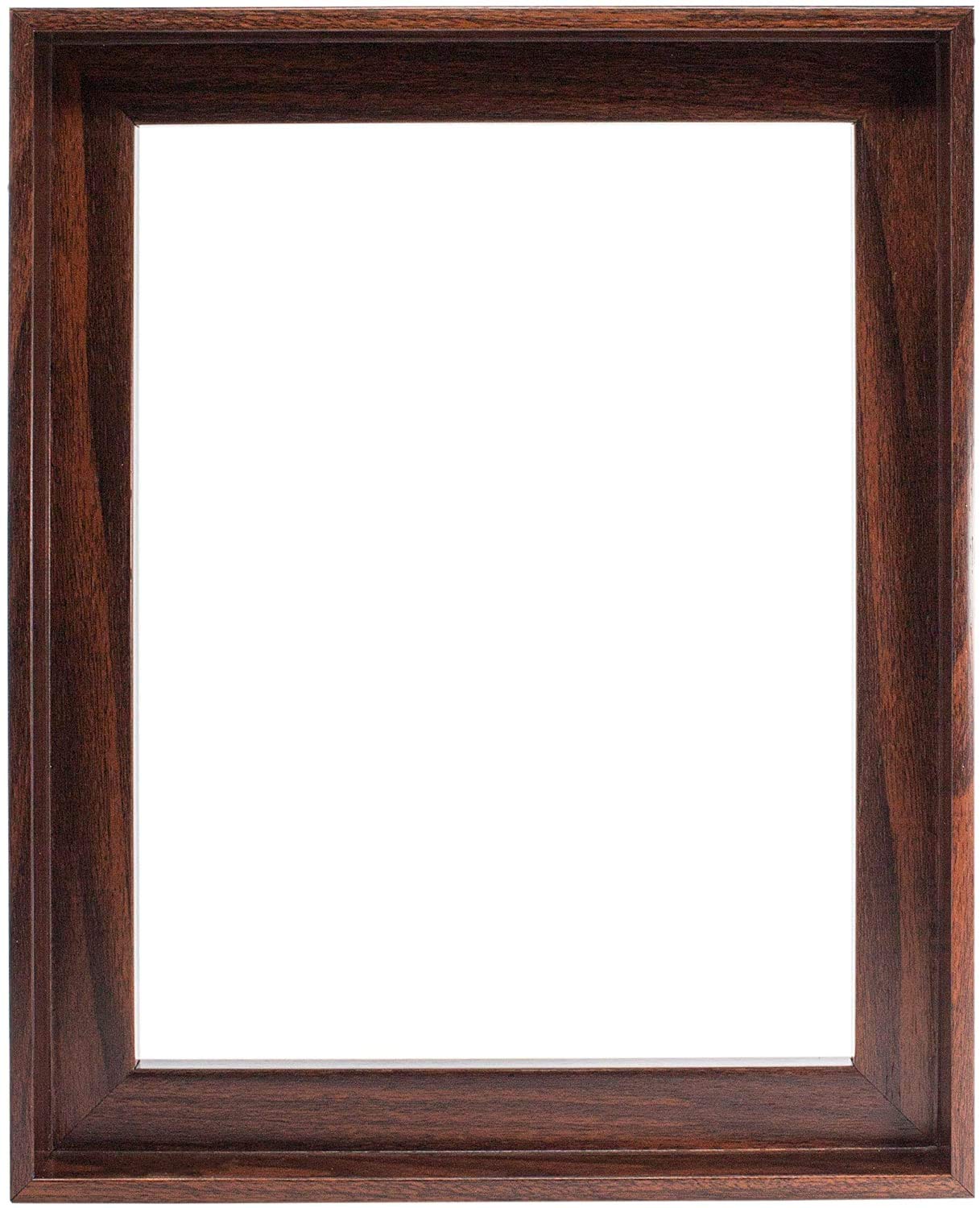 Dark Brown 12x18 Canvas Floating Frame - 1-1/4 Inch Deep Picture Frame for Wall Art, Paintings & Decor | Perfect for Living Room, Bedroom & Office Display