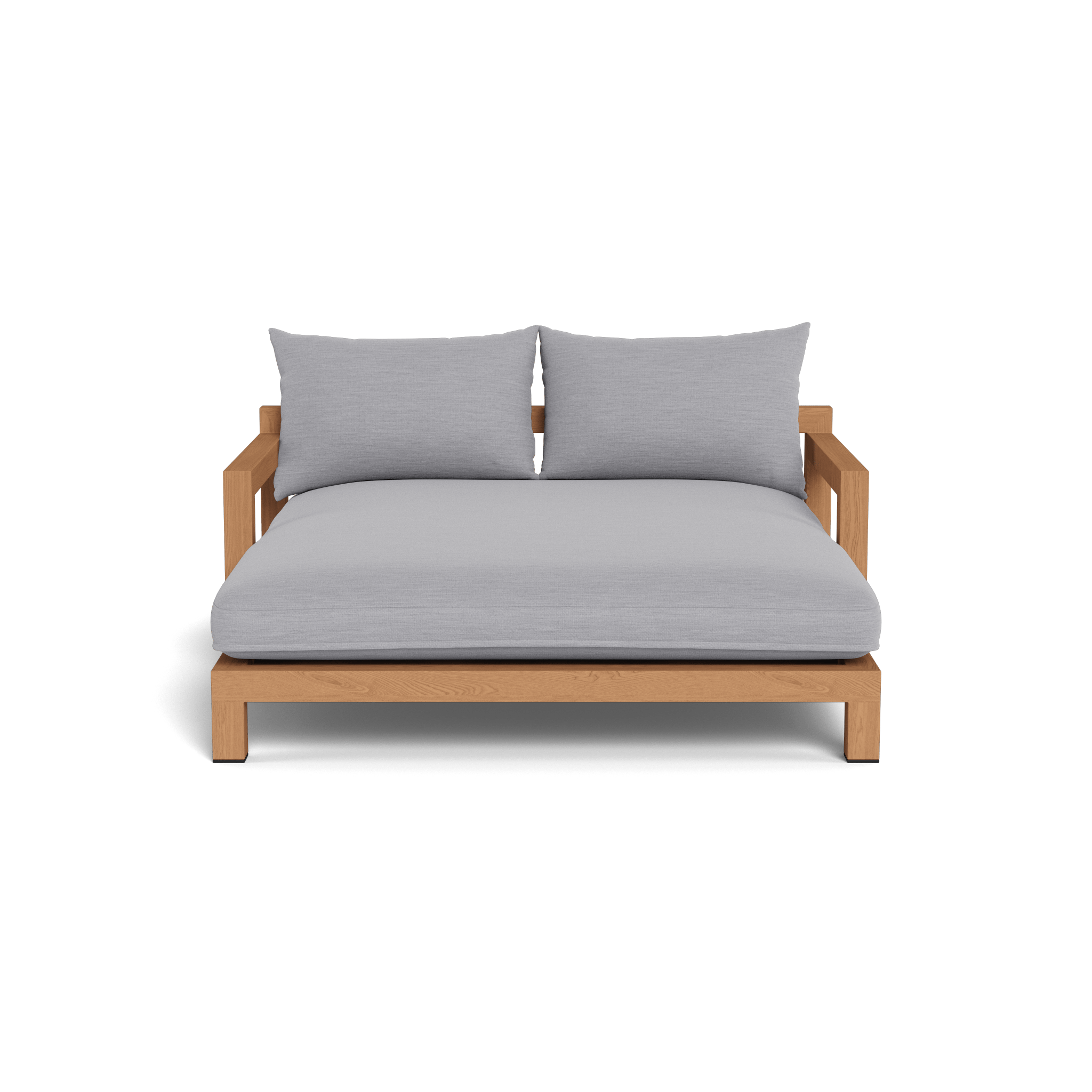 Pacific Teak Daybed - Premium Outdoor Lounge Furniture for Patio, Poolside & Garden Relaxation